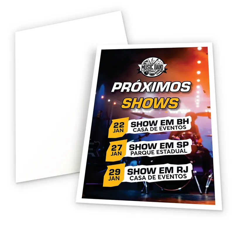 Folhas Avulsas · Couchê 90g personalizado com a sua marca