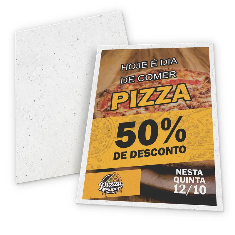 Folhas Avulsas · Papeis Especiais · Reciclato 240g personalizado com a sua marca