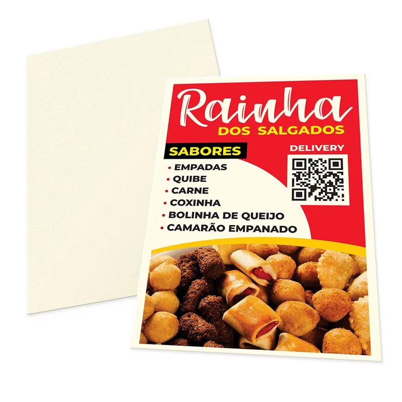 Folhas Avulsas · Papeis Especiais · Supremo 305g personalizado com a sua marca