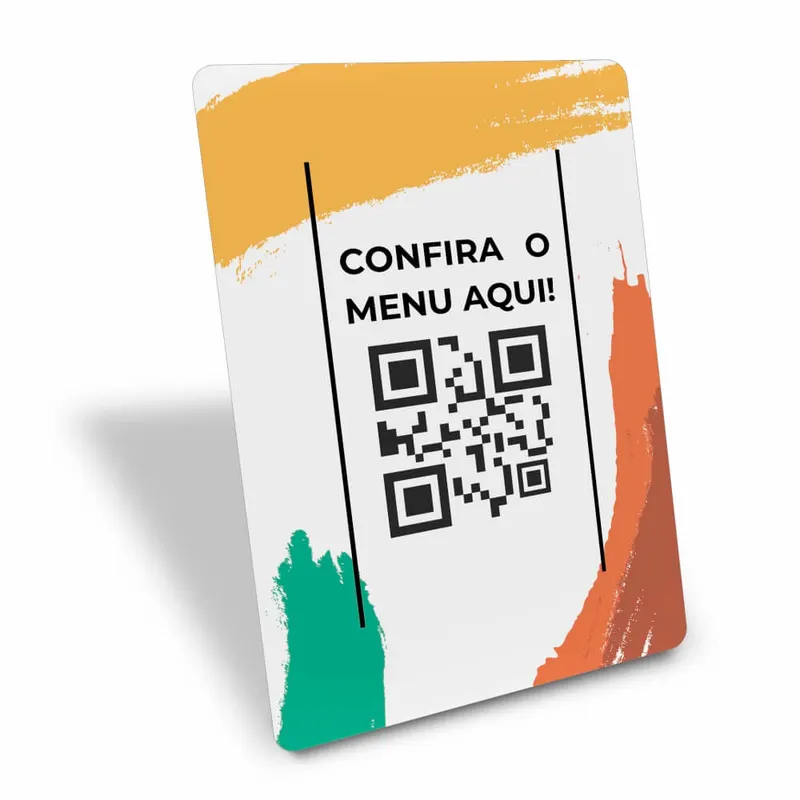 Foto com Suporte · Couchê 300g personalizado com a sua marca