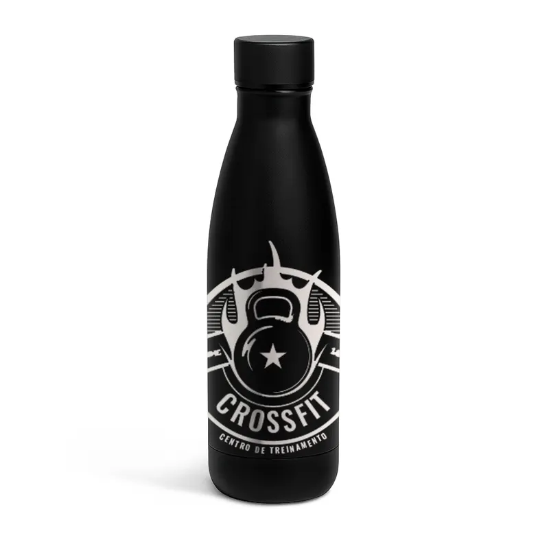 Garrafa de Aço Inox · Térmica · Modelo Buffon · Gravação 360 · 500ml personalizado com a sua marca
