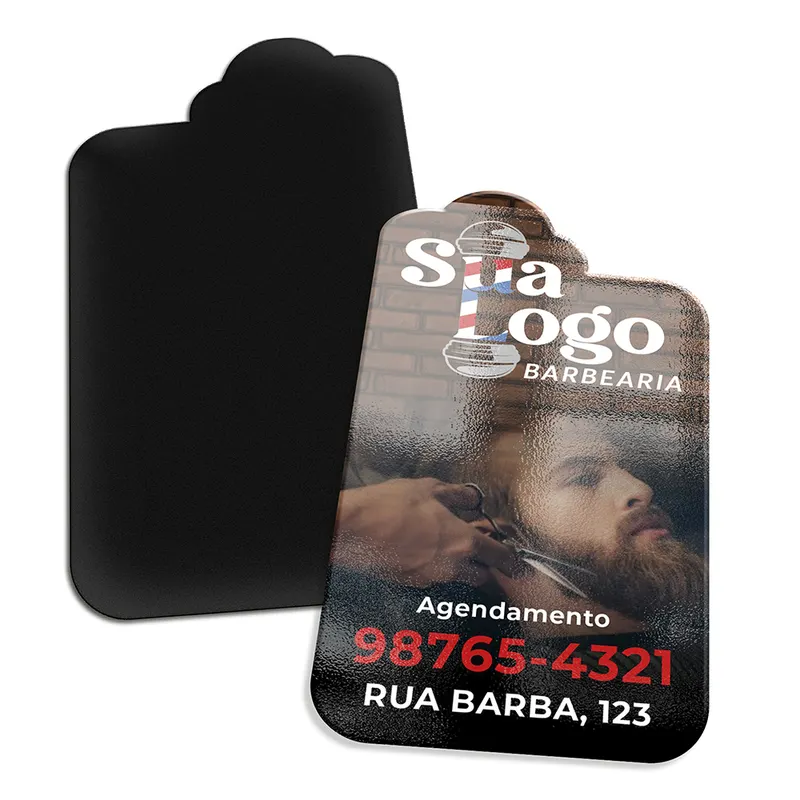 Ímãs de Geladeira · Corte Especial · Couchê 250g personalizado com a sua marca