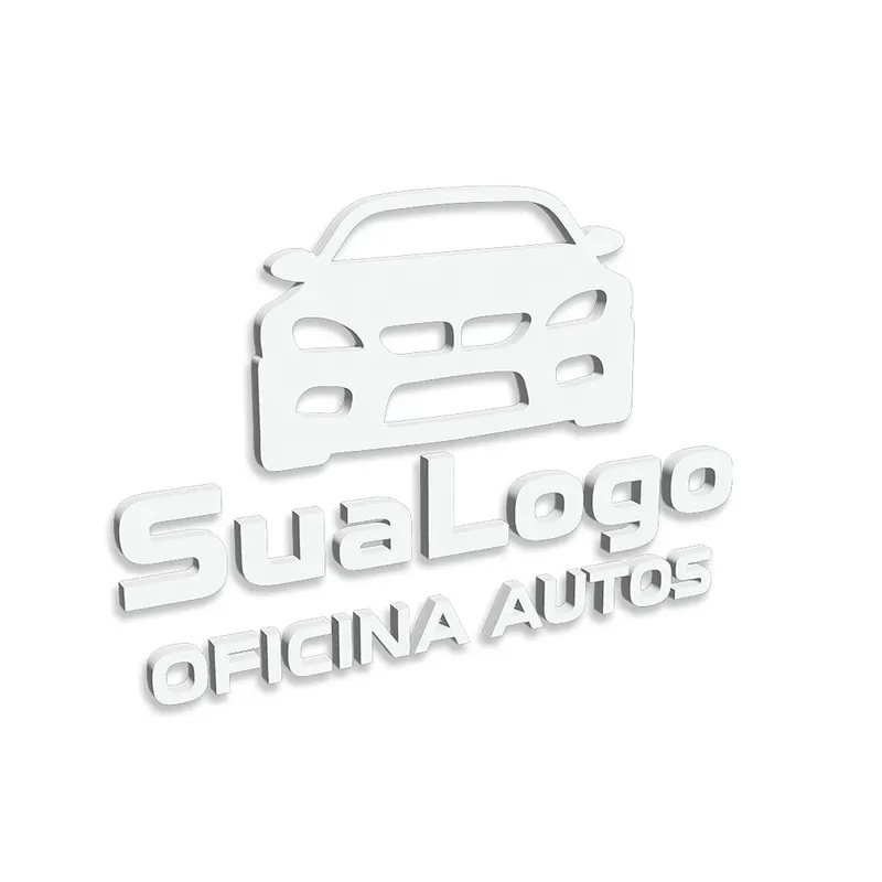 Letra Caixa · Pvc de 20mm personalizado com a sua marca