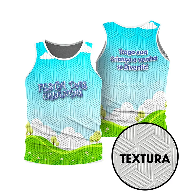 Abadás, Regatas e Camisetas · Abadás · Modelo Infantil · Dry Fit 3d Mirage personalizado com a sua marca