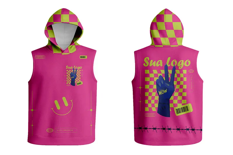 Abadás, Regatas e Camisetas · Regatas · Modelo com Capuz · Dry Fit personalizado com a sua marca