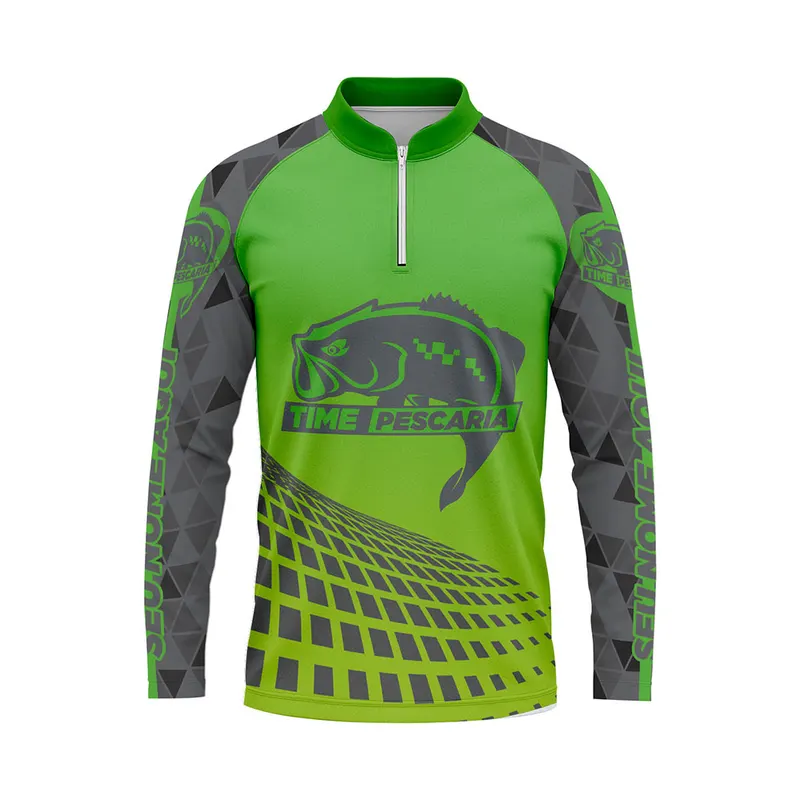 Camisas, Agasalhos e Jaquetas · Camisas · Modelo Pescador · Dry Fit Uv50 personalizado com a sua marca