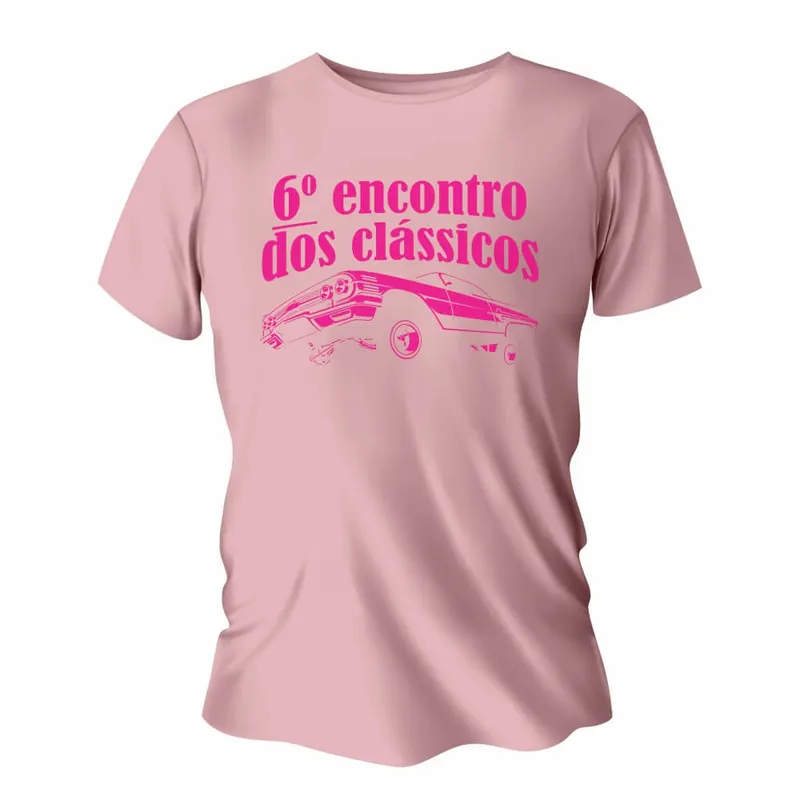 Camisas, Agasalhos e Jaquetas · Camisas · Modelo Tradicional · Algodão · Impressão Silk · Tamanho A3 300x420mm · Camisa Rosa Claro personalizado com a sua marca