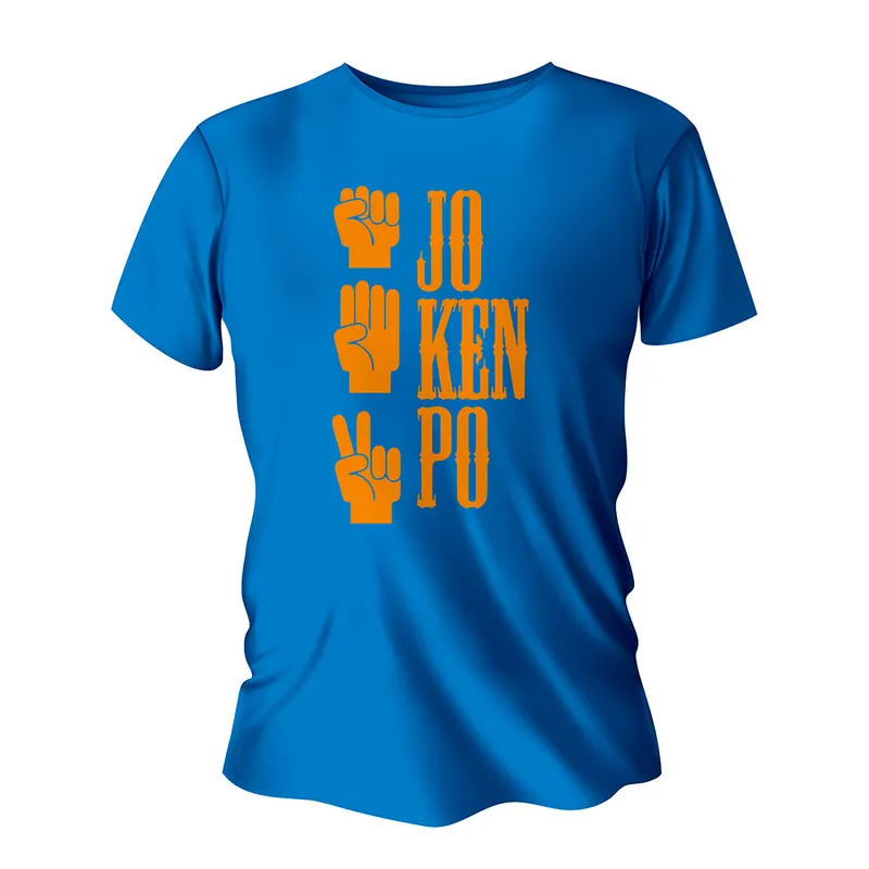 Camisas, Agasalhos e Jaquetas · Camisas · Modelo Tradicional · Algodão · Impressão Silk · Tamanho A3 300x420mm · Camisa Azul Sky personalizado com a sua marca