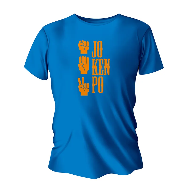 Camisas, Agasalhos e Jaquetas · Camisas · Modelo Tradicional · Algodão · Impressão Silk · Tamanho A4 210x300mm · Camisa Azul Sky personalizado com a sua marca