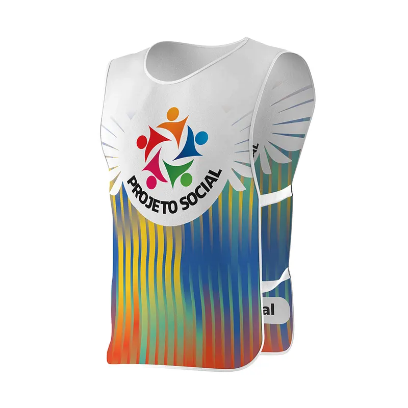 Coletes · Modelo Dupla Face · Dry Fit personalizado com a sua marca