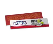 Marcador de Página · Couchê 300g · Hot Stamping · Lam Fosca Fv e Hotstamping Fr personalizado com a sua marca