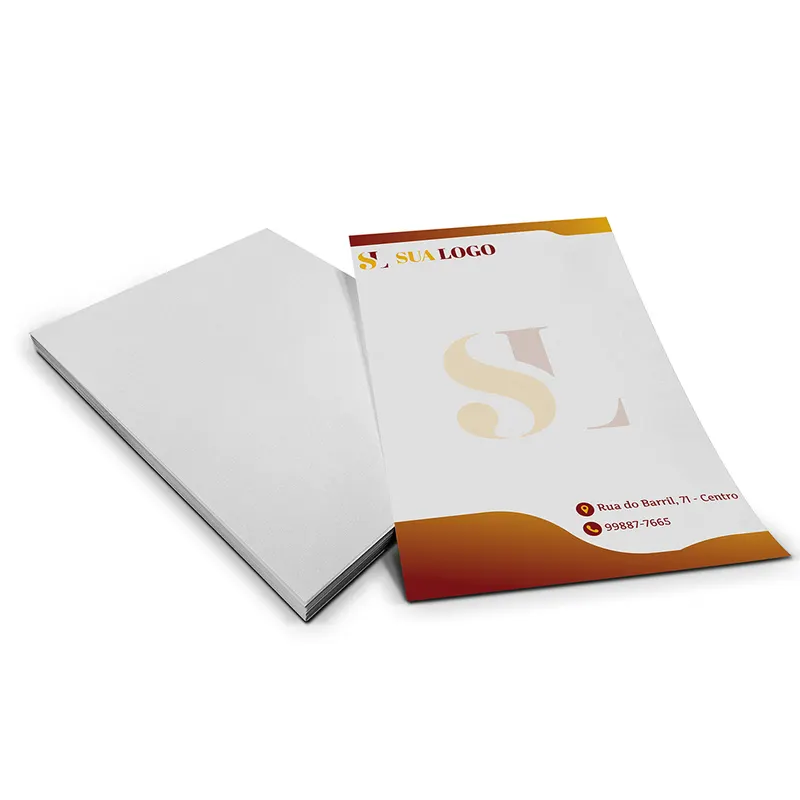 Papel Timbrado · Apergaminhado 150g personalizado com a sua marca