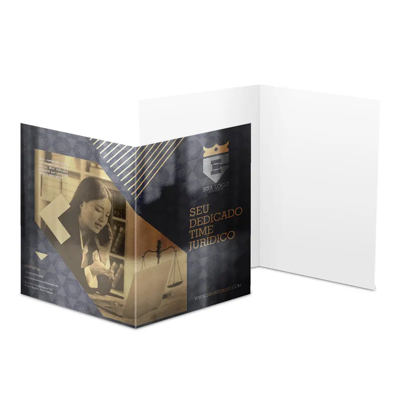 Pastas · Metalizado 250g · Vinco personalizado com a sua marca