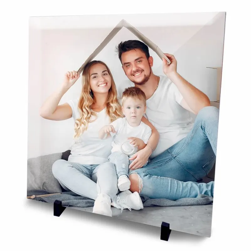 Placa de Qr Code Pix · Impressao Sublimatica · Azulejo Brilho Total Frente personalizado com a sua marca