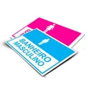 Placa de Sinalização Pvc · Pvc 050mm Premium personalizado com a sua marca
