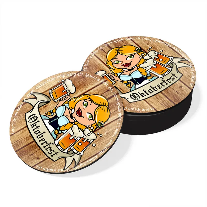 Porta Copos · Neoplex 3mm · Sublimado personalizado com a sua marca
