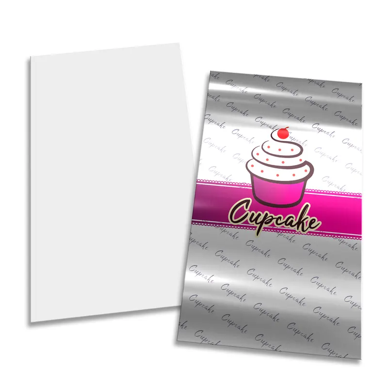 Postais · Papéis Especiais · Metalizado Frente 250g personalizado com a sua marca