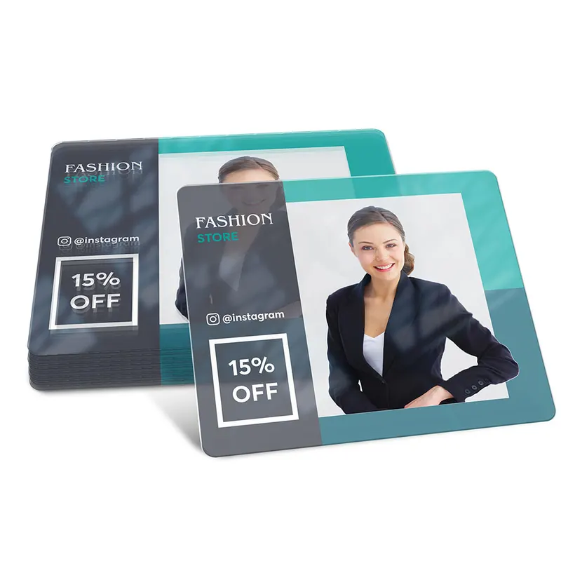 Postais · Pvc 050mm · Premium personalizado com a sua marca