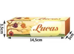Caixa para Bisnaga · Couchê 250g personalizado com a sua marca