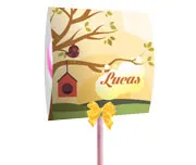 Capa para Pirulito · Couchê 250g personalizado com a sua marca