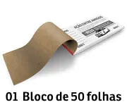 Rifa · Apergaminhado 75g personalizado com a sua marca