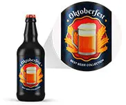 Rótulos · Cerveja · Oval 90x100mm personalizado com a sua marca