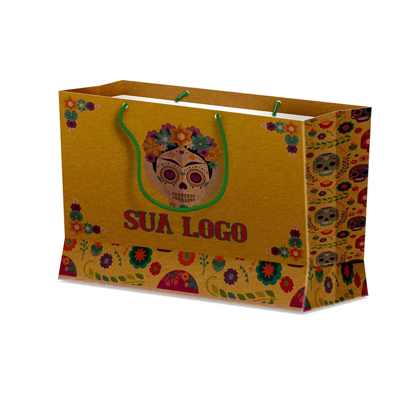 Sacolas · Duplex 191g · Média Horizontal personalizado com a sua marca