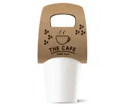 Suporte de Copos · Kraft 250g · Com 01 Und personalizado com a sua marca