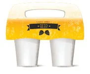 Suporte de Copos · Pvc 050mm Premium · Com 02 Und personalizado com a sua marca