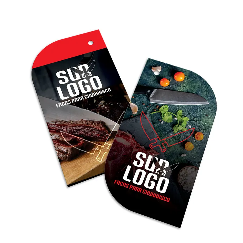 Tags Especiais · Couchê 300g · Lam Fosca Frente e Verso personalizado com a sua marca