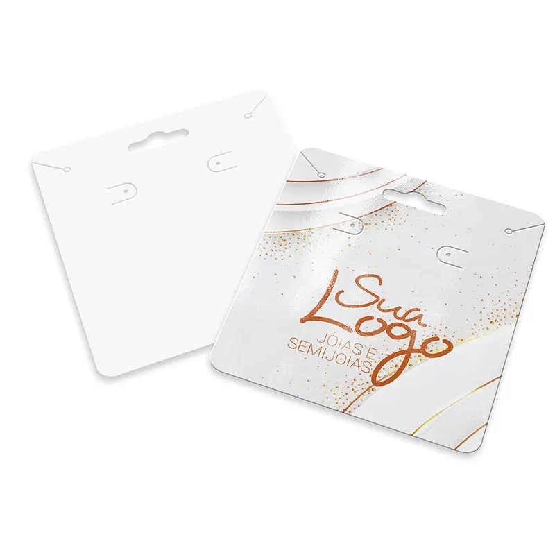Tags Especiais · Couchê 300g personalizado com a sua marca
