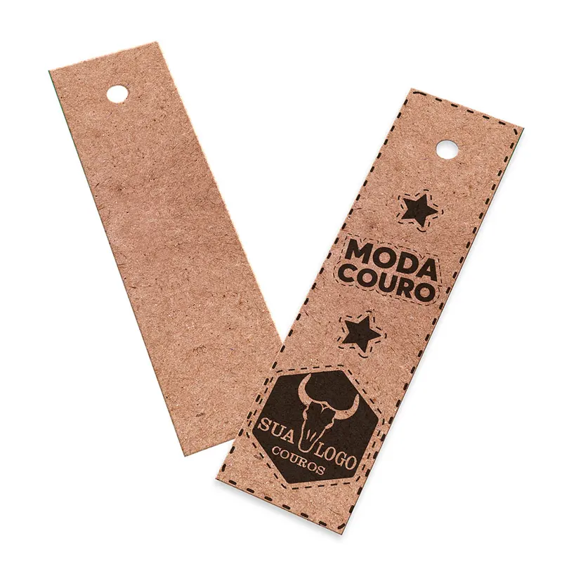Tags Padrão Furo · Kraft 250g personalizado com a sua marca
