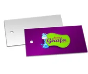 Tags Padrão Furo · Supremo 255g personalizado com a sua marca