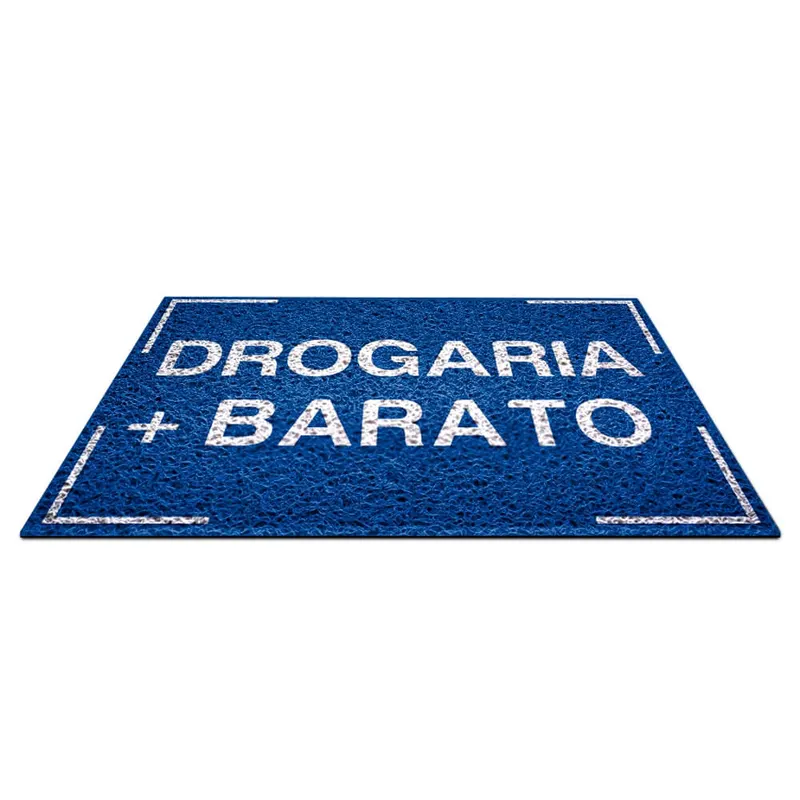 Tapete Capacho · Pvc Vinílico · Azul Royal · Metro Quadrado personalizado com a sua marca