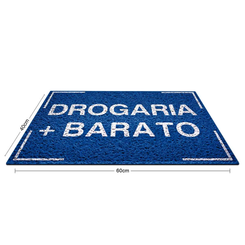 Tapete Capacho · Pvc Vinílico · Azul Royal personalizado com a sua marca