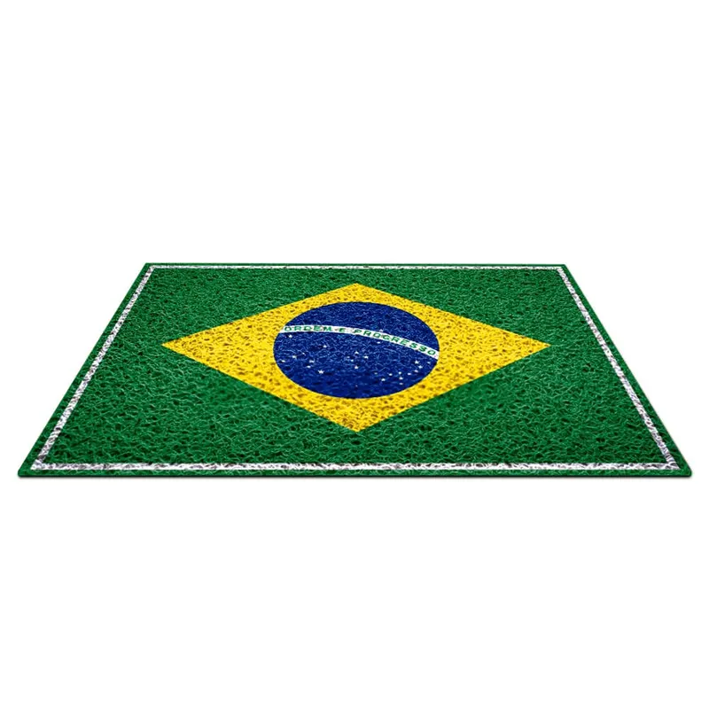 Tapete Capacho · Pvc Vinílico · Verde Musgo · Metro Quadrado personalizado com a sua marca