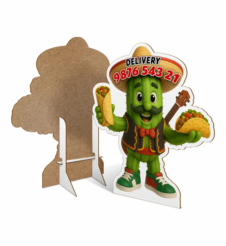 Tótens · Totem Silhueta · Mdf 3mm personalizado com a sua marca