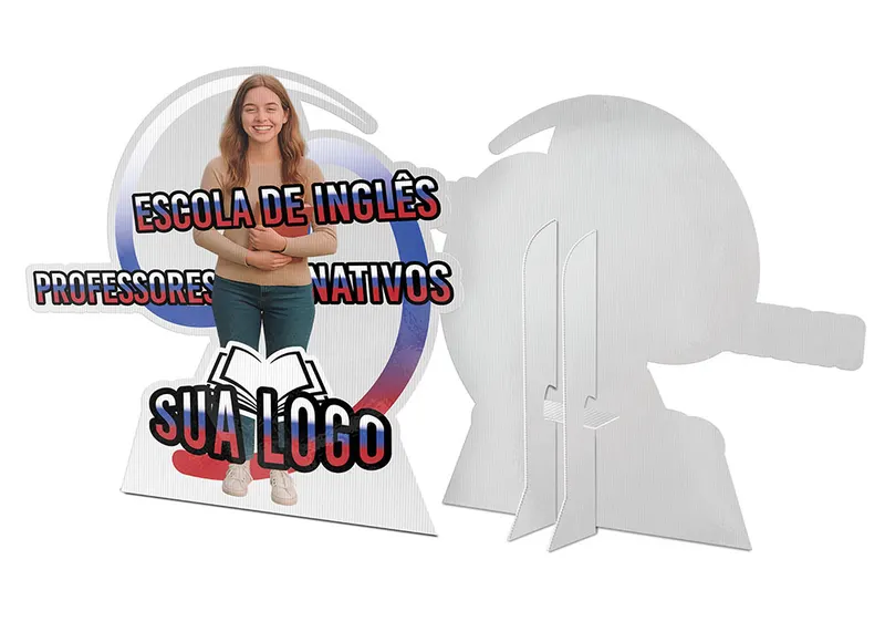 Tótens · Totem Silhueta · Polionda 4mm personalizado com a sua marca