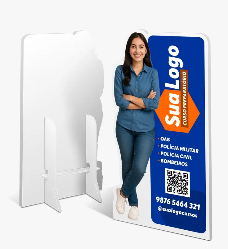 Tótens · Totem Silhueta · Pvc Expandido 20mm personalizado com a sua marca