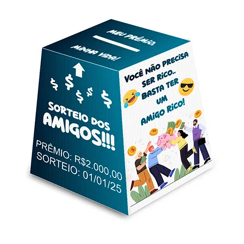 Urna Personalizada · Polionda 3mm personalizado com a sua marca