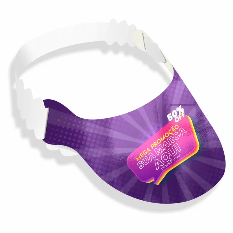 Viseiras · Pvc 050mm Premium personalizado com a sua marca