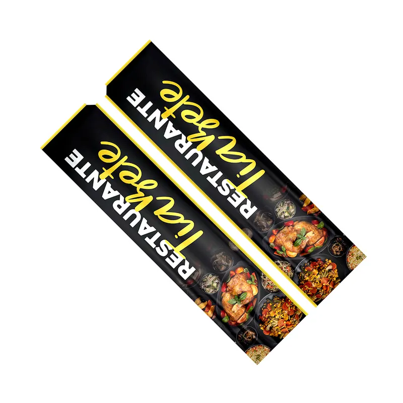 Wind Banner · Bandeira Avulsa · Tecido Oxford · Gg · Modelo Retangular personalizado com a sua marca