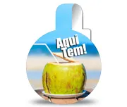 Wobbler · Pvc 050mm Premium personalizado com a sua marca